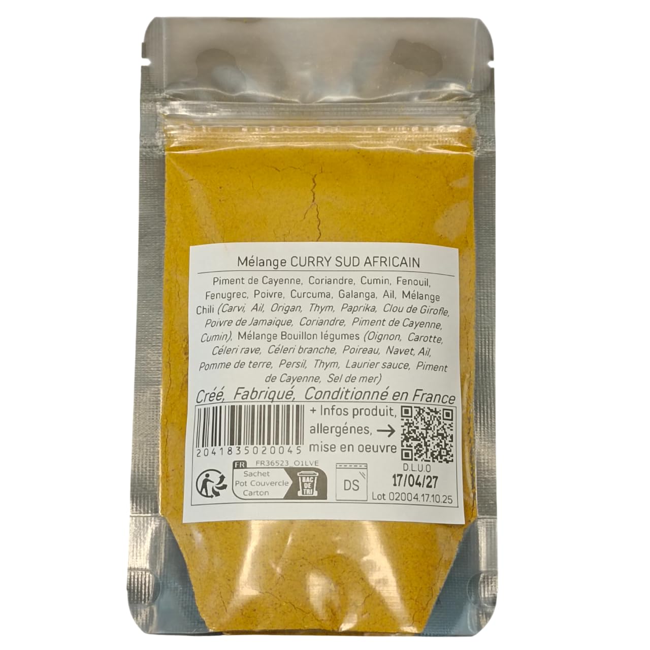 Mélange CURRY SUD AFRICAIN 1000g PRO | Les Epices DeLACO