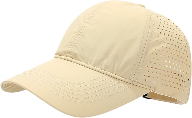 Berretto da baseball in tinta unita, regolabile, traspirante, unisex, casual, per sport all'aria aperta, tinta unita, per donne e uomini