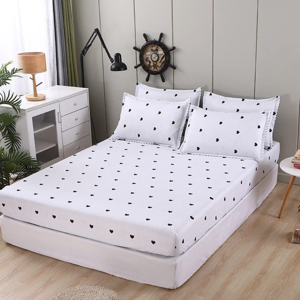 Drap de lit en caoutchouc anti-glisse drap-housse 180x200x25cm imprimé Cars