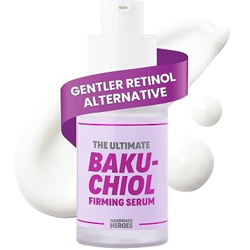 Handmade Heroes The Ultimate Bakuchiol Firming Face and Neck Lightweight Cream, Anti-Aging for Neck and Decollete, Day & Night Face Cream - Moisturizing and Lifting