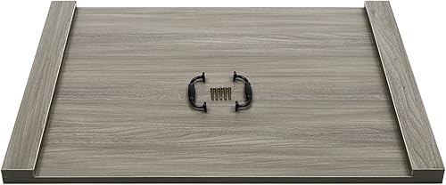 Miniatura 5 de Cubierta superior con asas, bandeja decorativa de madera maciza, cubierta para estufa, utensilios de cocina hechos a mano para cocina, camping,