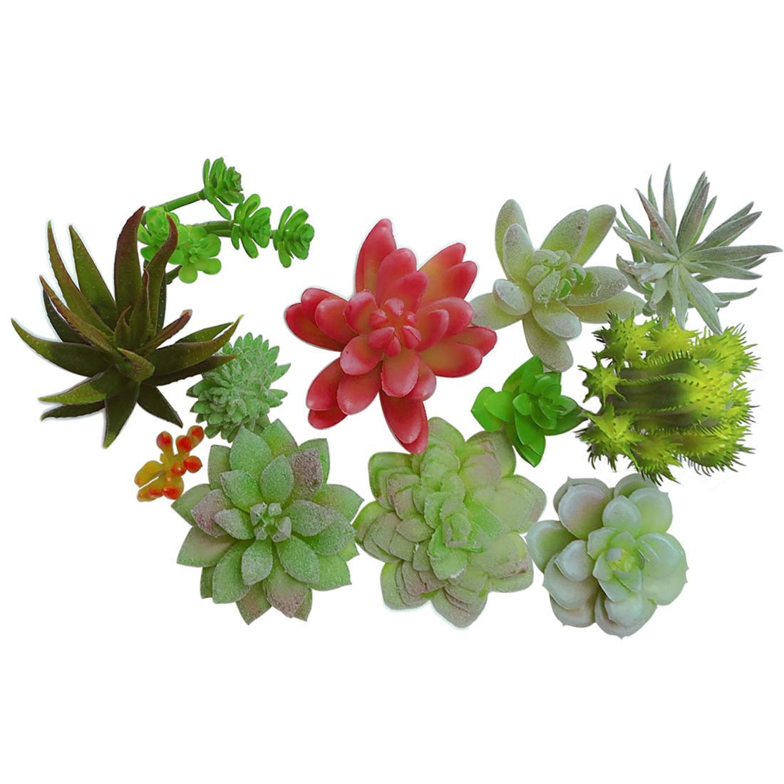 Buy Artificial succulent, 12 different kinds of false succulent plant