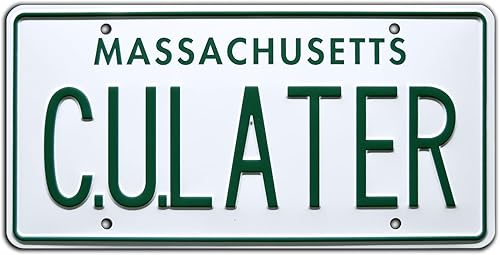 One Crazy Summer  C U Later  Placa de matrícula estampada de metal