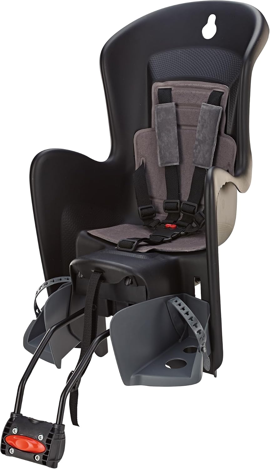 Prophete Polisport Bilby RS Bicycle Child Seat for Seat Tube Mounting for Children Between 9 and 22 kg Grey