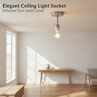 Ceiling Light Fitting Pendant Lights Fittings with E27 Socket Lamp Holder