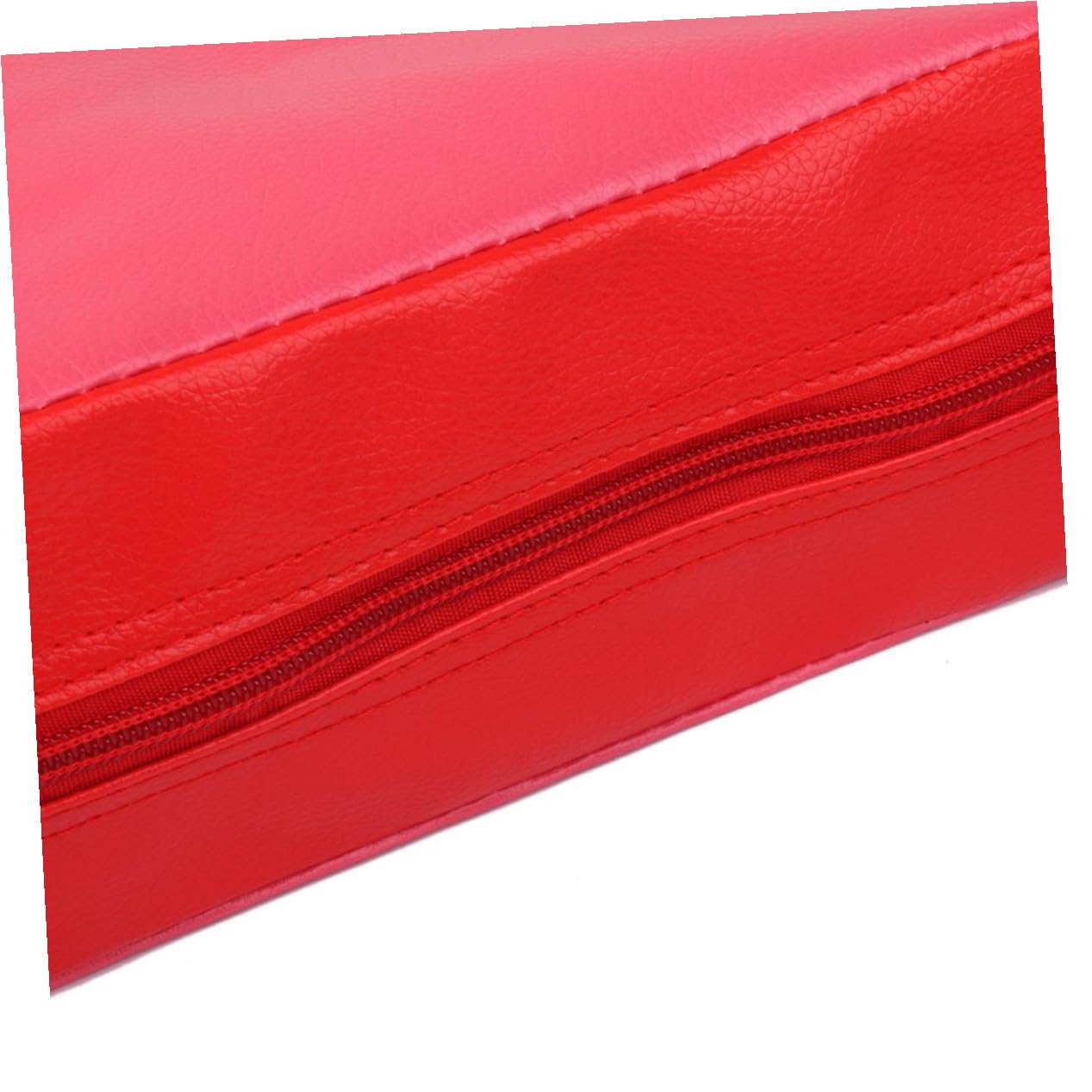 Cuscino Rialzo per Sedia da Pranzo Rosso in Pelle Sintetica
