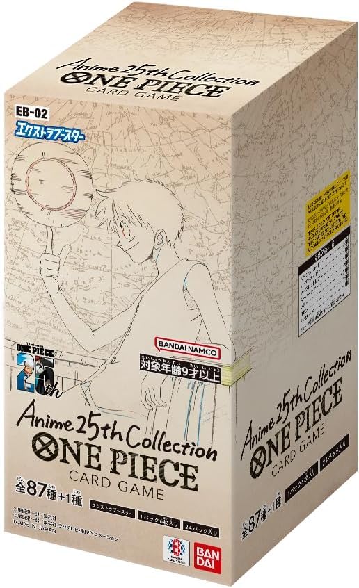 Amazon.com: One Piece Booster Box EB-02 Extra Booster Anime 25th 