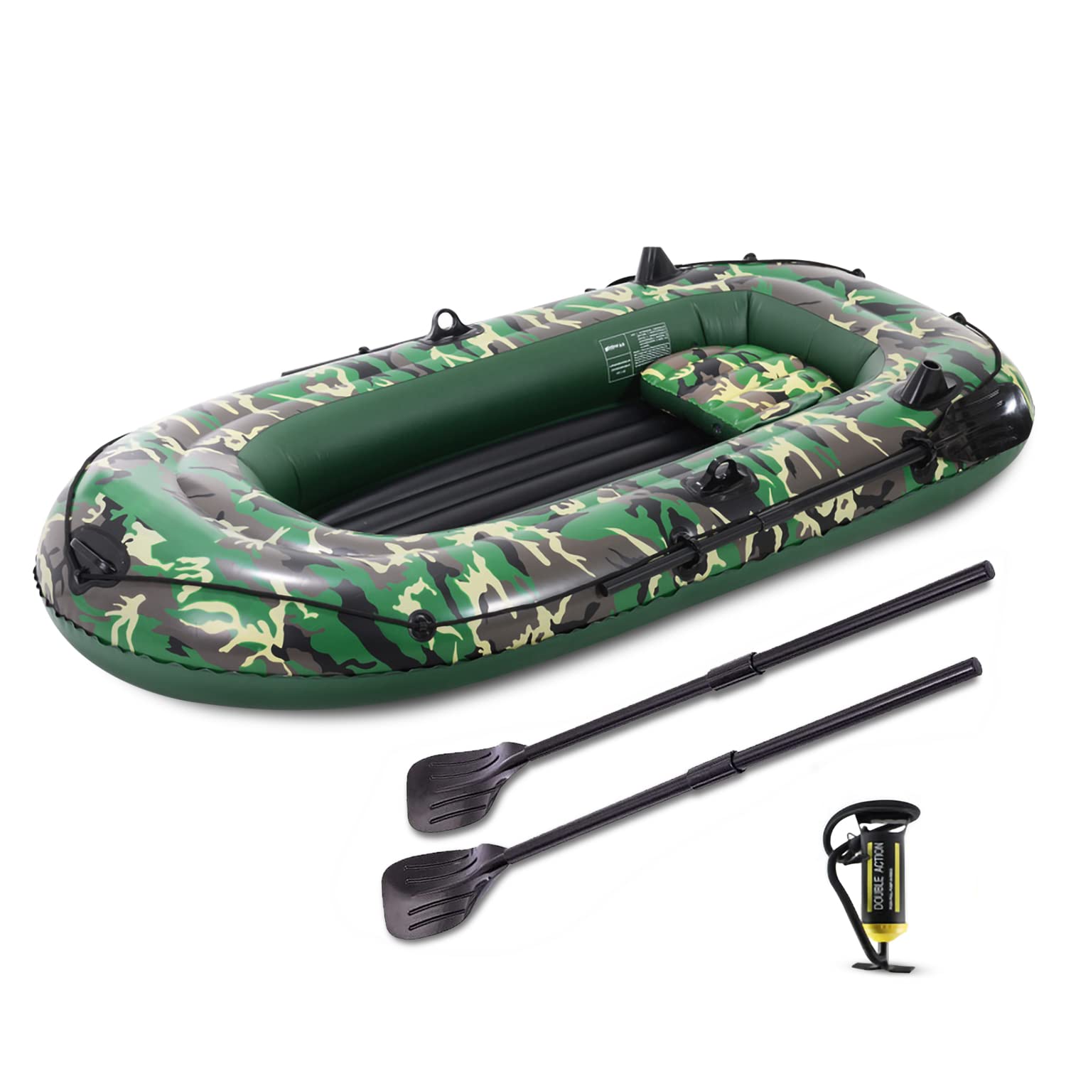 Buy SOARRUCY 4 Person Inflatable Boat Set Series 9 FT Inflatable Raft