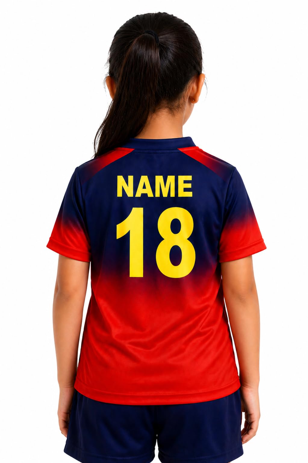 Custom Name & Number Youth Breathable Sportswear Jersy Graphic Print Quick Dry Fabric for Training Session-image-46