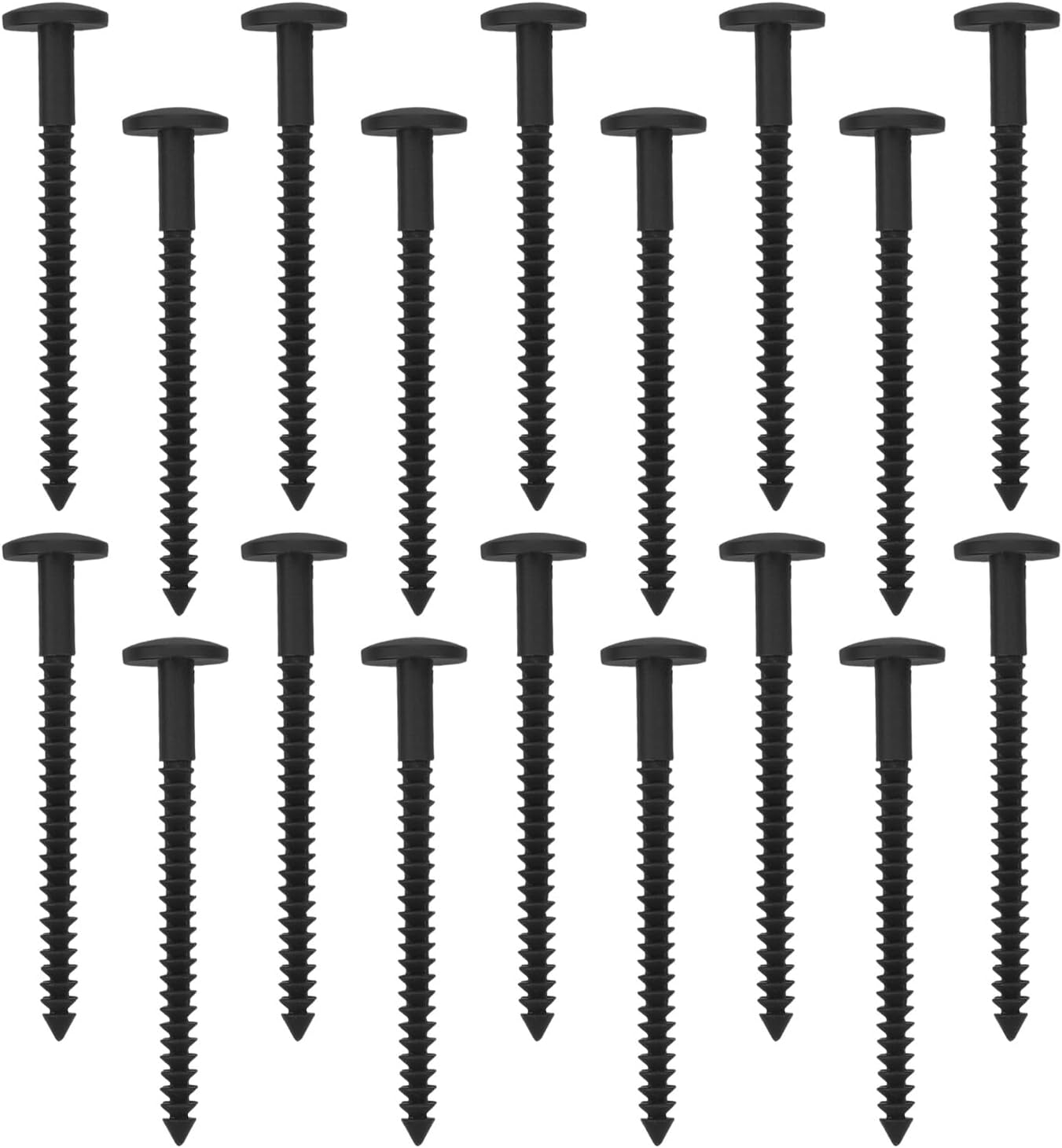 SHINEOFI Shutter Fasteners Tools Louver Pins for Shutters Vinyl Plastic Window Panel Pegs Secure Locking Repair Kit Sturdy Exterior Hardware for Window 36 Pieces