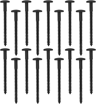 SHINEOFI Shutter Fasteners Plantation Shutter Louvers Repair Pins Plastic with Enhanced Stability and DIY Friendly Design 36pcs Black for Office and Window Repair for Secure Window Panel