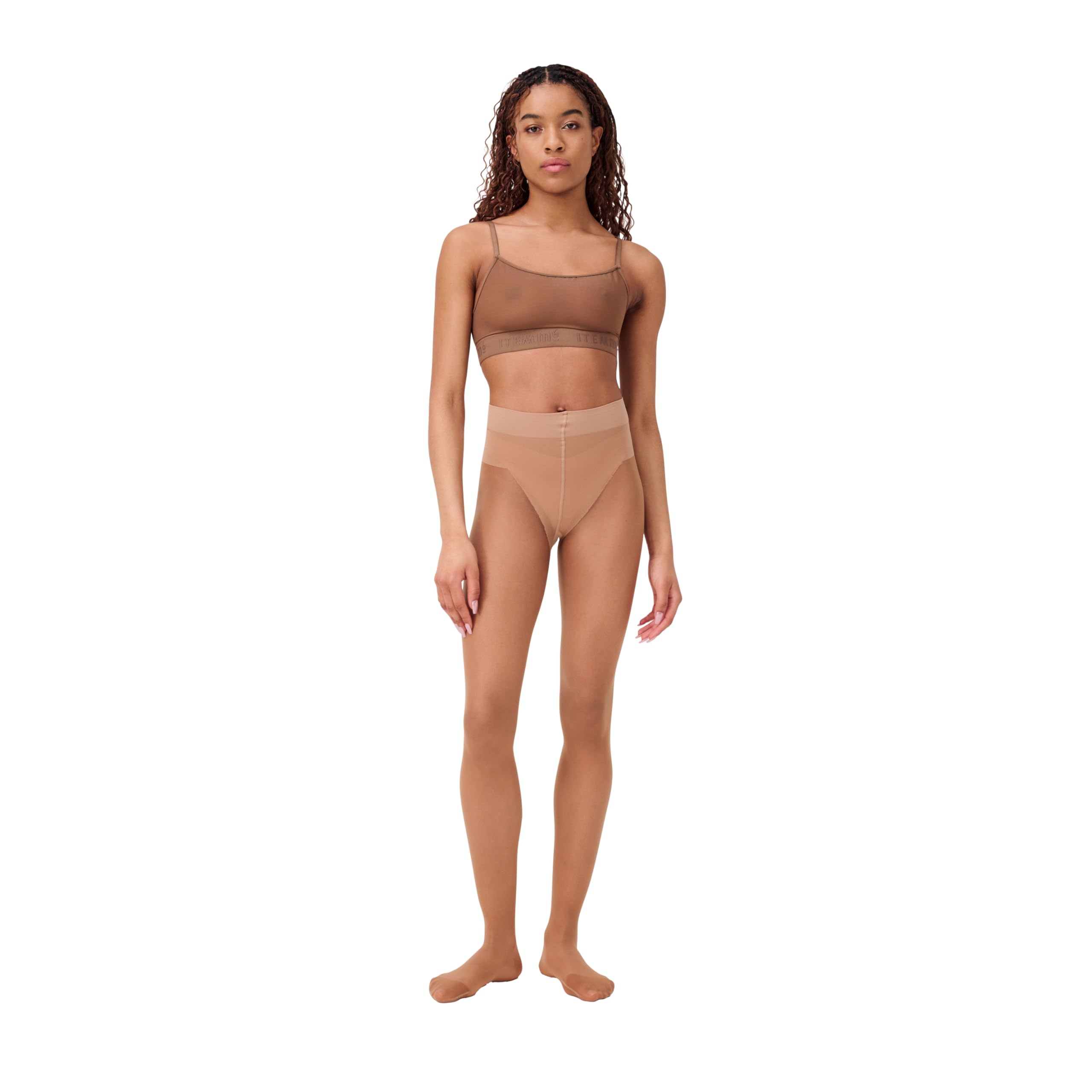ITEM m6 Strumpfhosen Damen – Stützstrumpfhose Damen 15 DEN transparent – Kompressionsstrumpfhosen Shape Tights mit Push Up Effekt, Invisible Slip Panty, figurformend und formstabil
