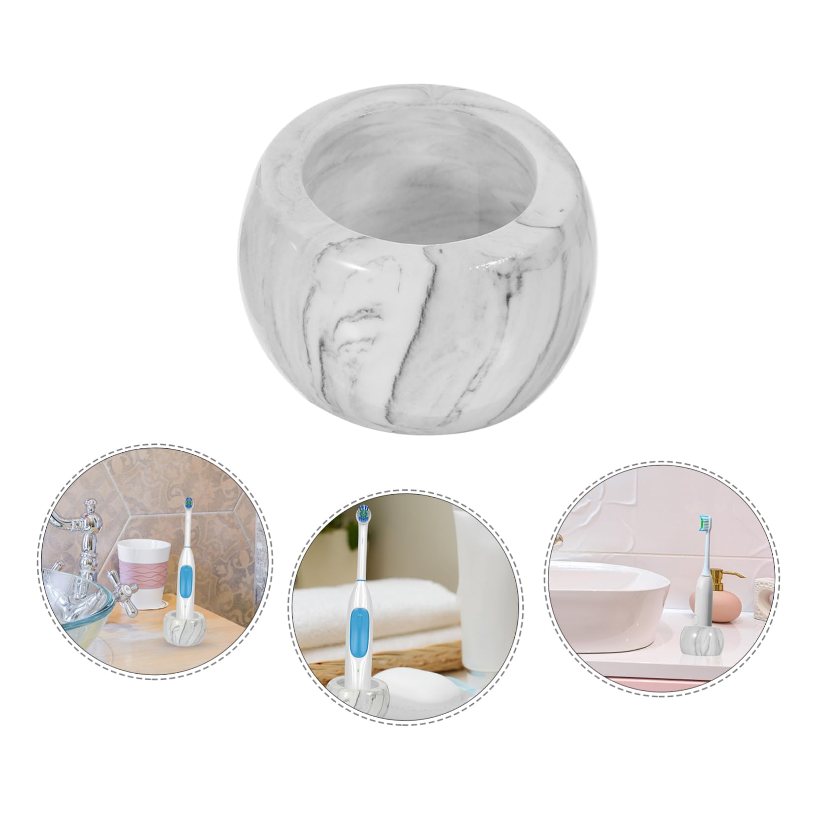 Garneck 8 Pz Portaspazzolino Elettrico Portaspazzolini Per Bambini Piccolo Portaspazzolino Organizzatore Per Spazzolini Elettrici Porta Spazzolino Da Denti Ceramica
