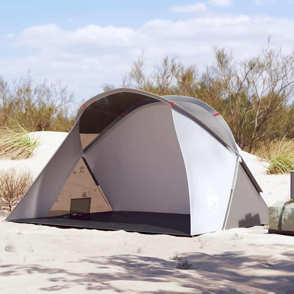 Genérico Tienda de Playa 2 Personas Impermeable Apertura rápida Gris,Deportes,Actividades al Aire Libre,Camping y Senderismo,Tiendas de campaña-4004160