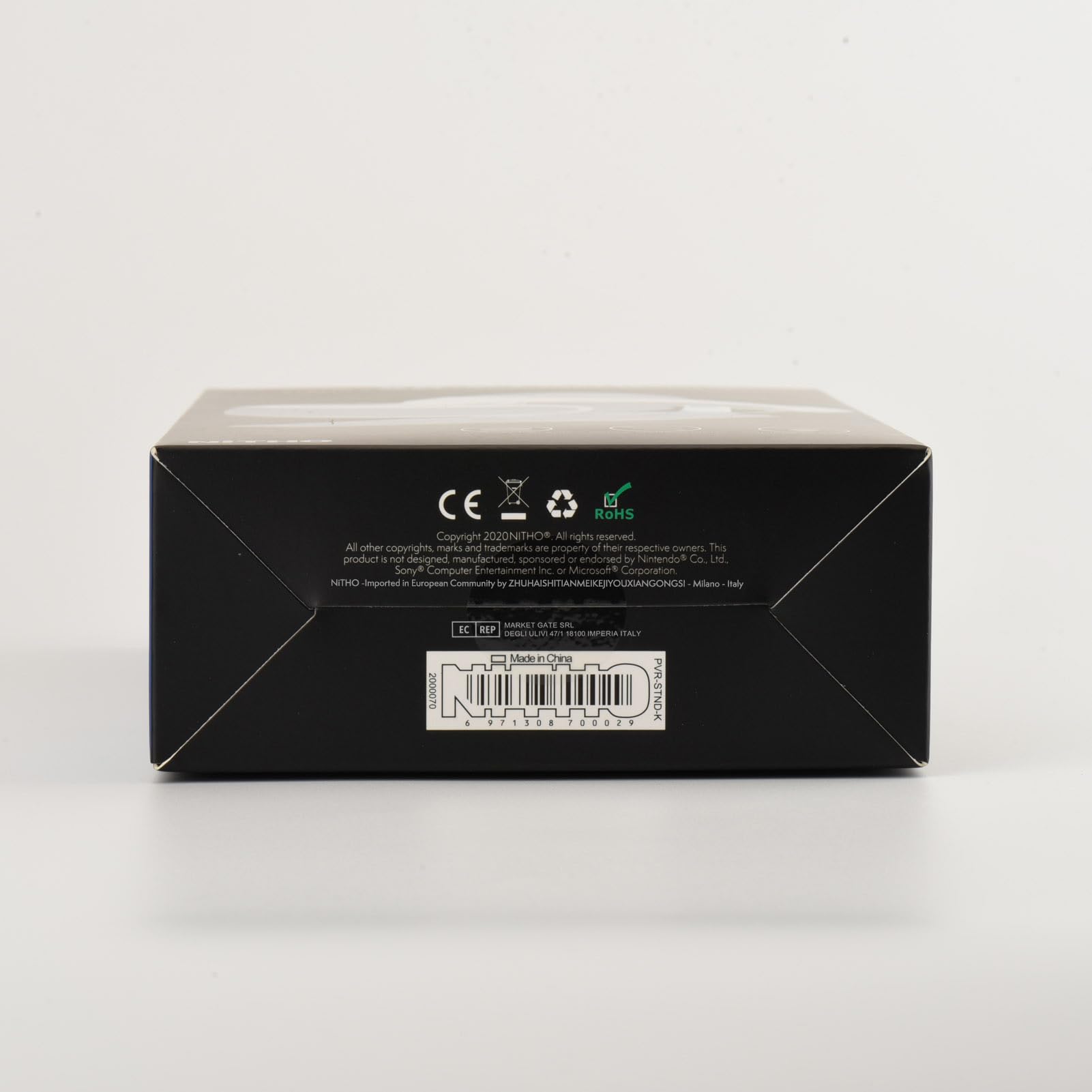 NITHO Support VR Compatible PS VR, Support pour Casque VR et Gestion des Câbles, avec Effet de Lumière LED Ambiante (1 Câble de Charge USB Inclus)