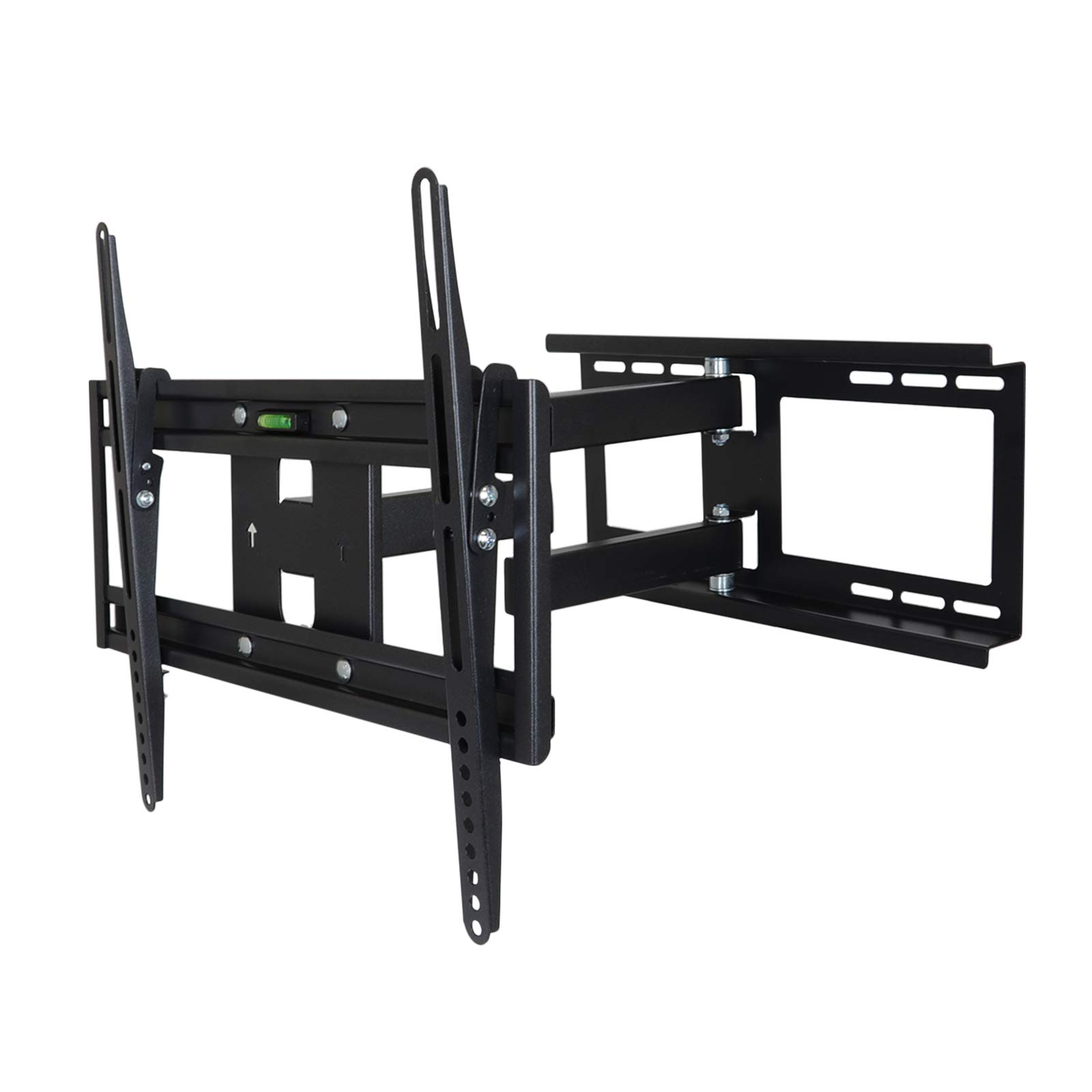 Full Motion Wall Mount with Bubble Level for 26-55 Inch LCD, LED, and Plasma Screens