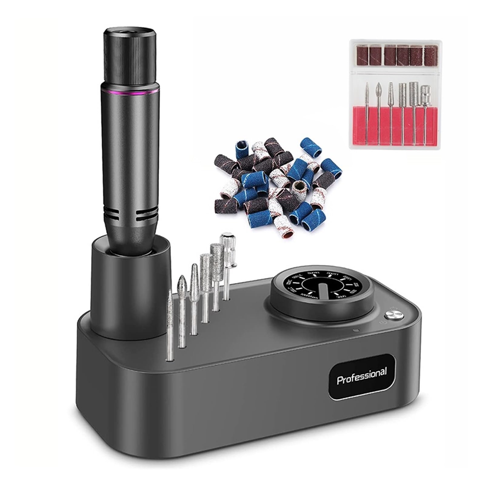 Wiertarka do paznokci, 30000RPM zestaw wierteł elektrycznych do manicure, wiertarka paznokci, pilnik szlifierka, profesjonalne akcesoria i narzędzia do użytku domowego