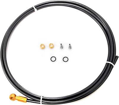 Farbetter 2500mm Bicycle Hydraulic Disc Brake Hose Kit for Shimano BH90 System, Including Banjo Adapter