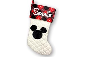 Charming Mickey Christmas Stocking Adorned with Hidden Mickey Ears