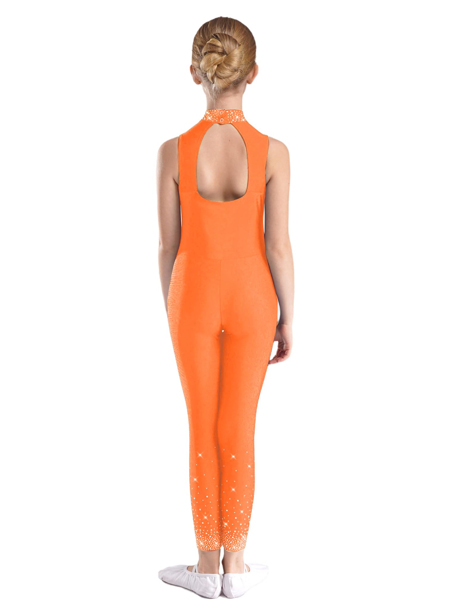 Oyolan Maillot De Deportivo Gimnasia Para Niñas Body Clásico Elástico Mono De Una Pieza Sin Mangas Mono De Deportivo Fitness Yoga
