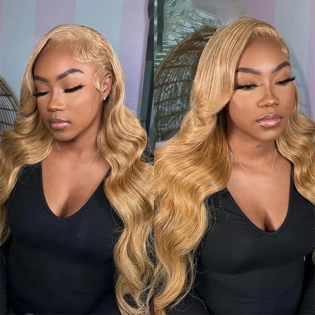 Brazilian Body Wave Human Hair Bundles Blonde Extensions 1-4 Pcs Double Weft