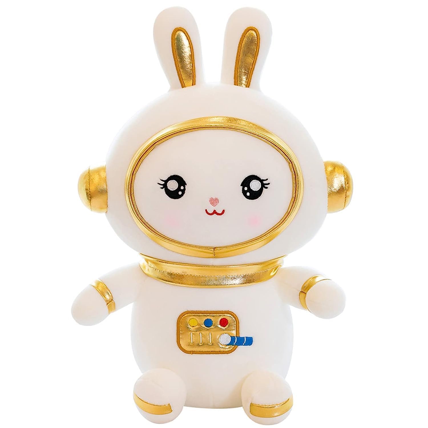 FUN4YOU Space Bunny Soft Toy - Astronaut Robot Bunny Stuffed Animal Toy for Kids, White & Gold Plush, Cartoon Bunny Rabbit for Boys & Girls, Height 25 CM (B0DH2DJ64S) Amazon Price History, Amazon Price Tracker