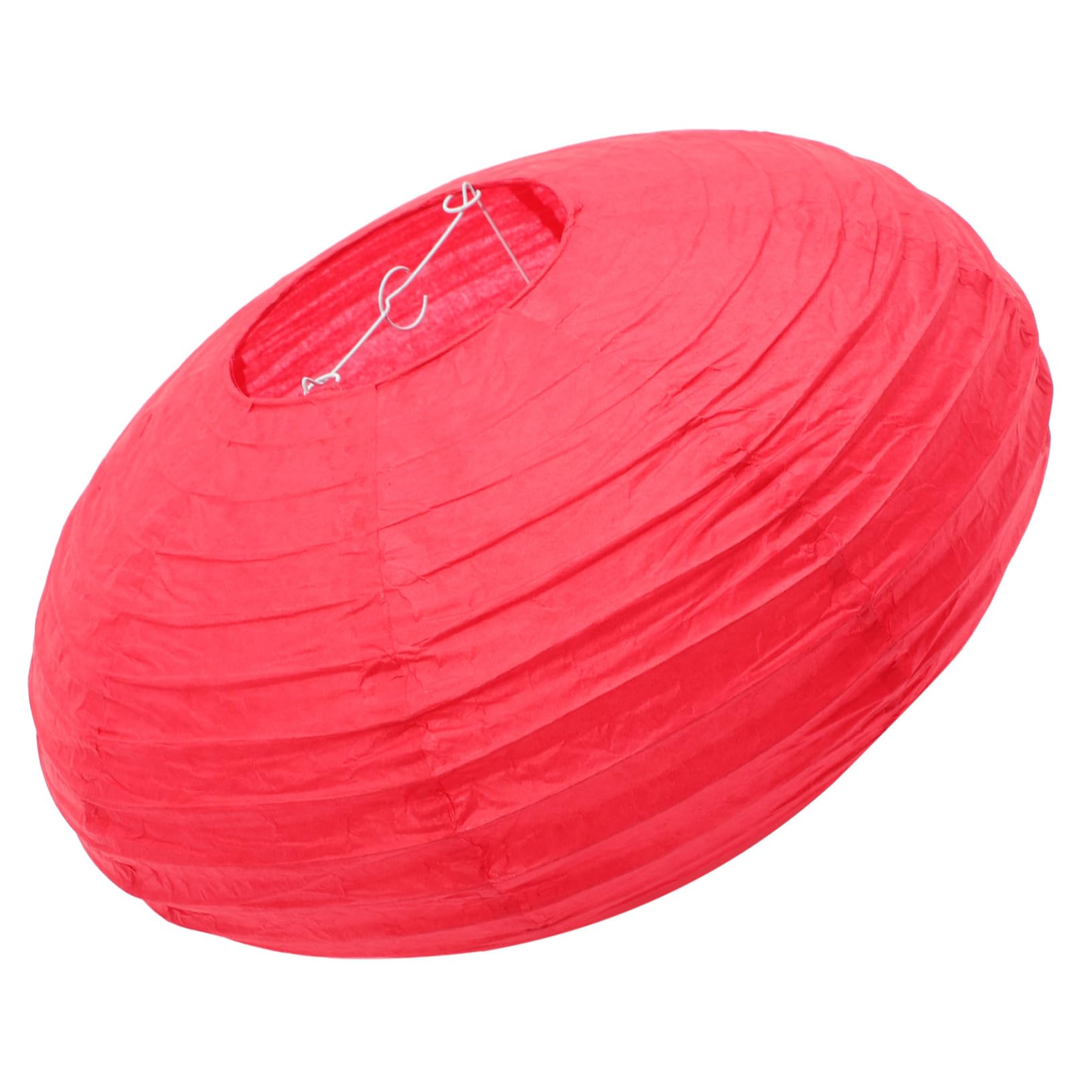 POPETPOP Foldable Red Paper Lampshade Lantern Delicate Design and Good Texture for Home and Housewarming Decoration