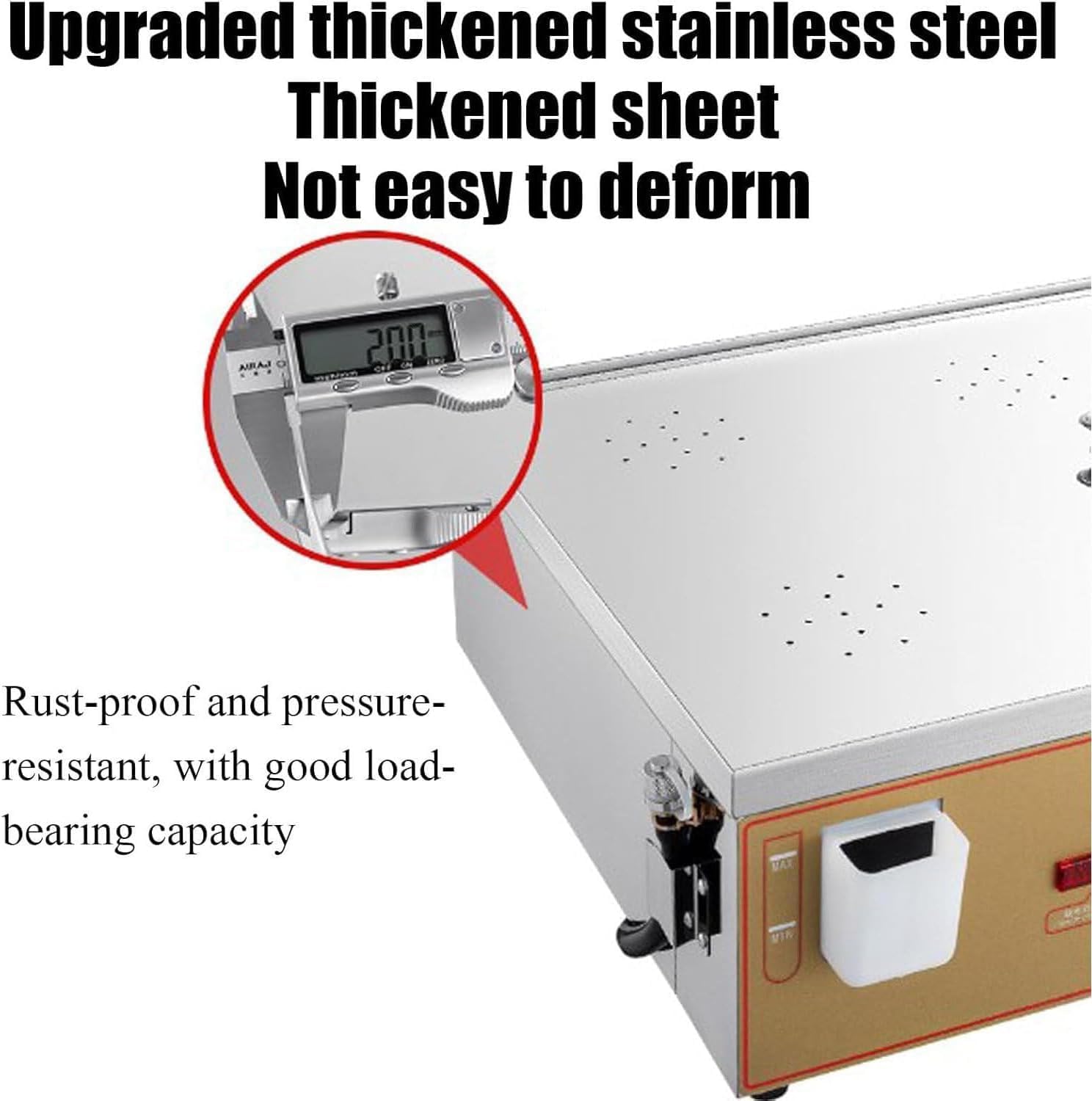 2-Hole Commercial Electric Steamed Bun Machine, 30-110°C Precise Temperature Control Independent Water Supply Stainless Steel Steamer for Buns, Dumplings, and MoreSilver,One Size