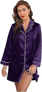 Linclere Womens Long Sleeves Short Robe Long Sleeves Short Robe