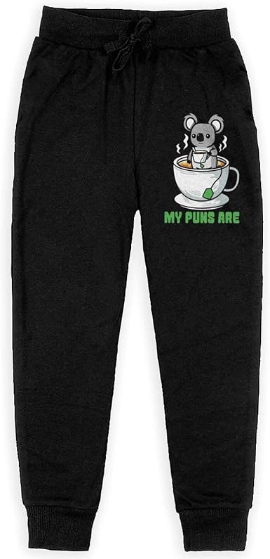 My Puns are Koala Tea Pantalones de chándal para adolescentes Active Basic  Cotton Sport Jogger Joggers : Ropa, Zapatos y Joyería - Amazon.com