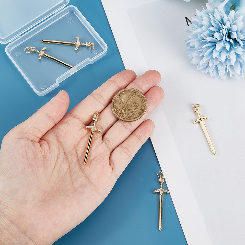 Beebeecraft 5 Pezzi Ciondoli Con Ali In Argento 925 – Con Anelli, Per Creare Collane E Bracciali Fai Da Te (19x6.5 Mm)