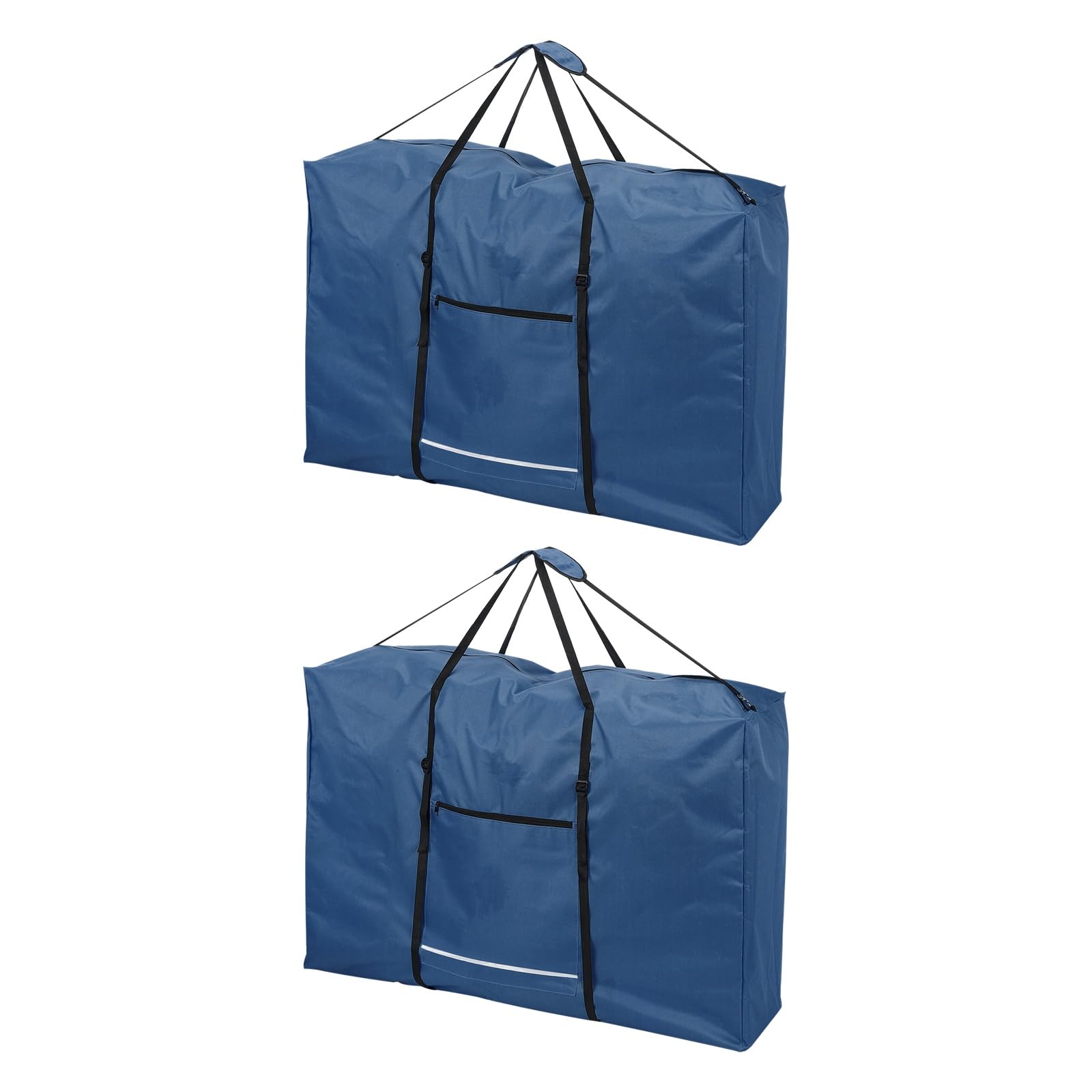Photo 1 of PATIKIL Folding Chair Carry Bag, 2Pcs 600D Oxford Heavy Duty Waterproof Camping Chair Storage Bag for Zero Gravity Chair Table Wheelchair, 43"L x 29"W x 11"T, Dark Blue