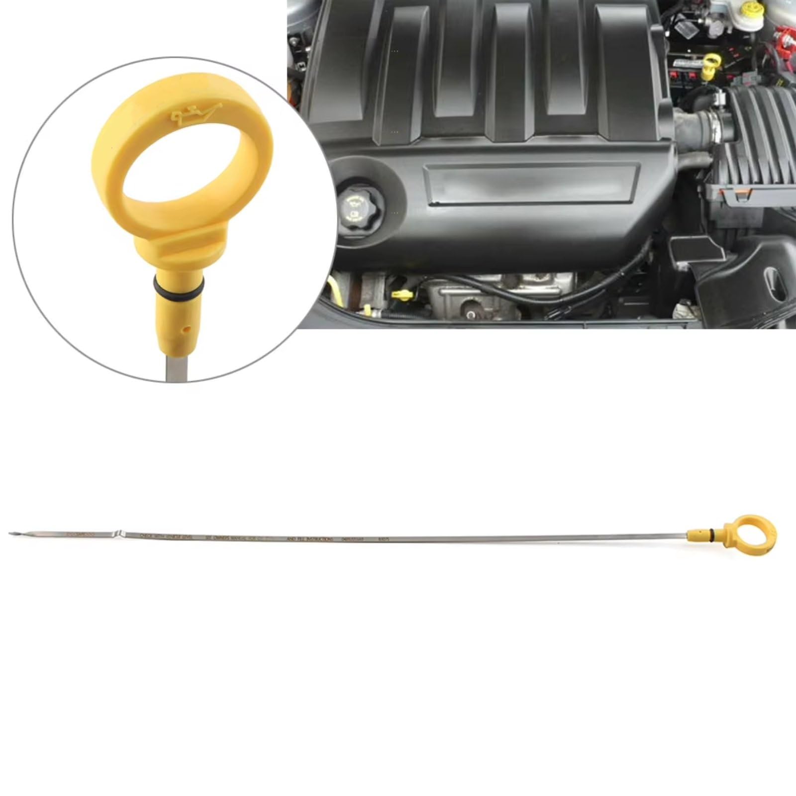 Asta di Livello Olio Motore per Chrysler Sebring 2007 2008 2009 2010 552mm Indicatore Livello Olio Motore Auto 4892059AB
