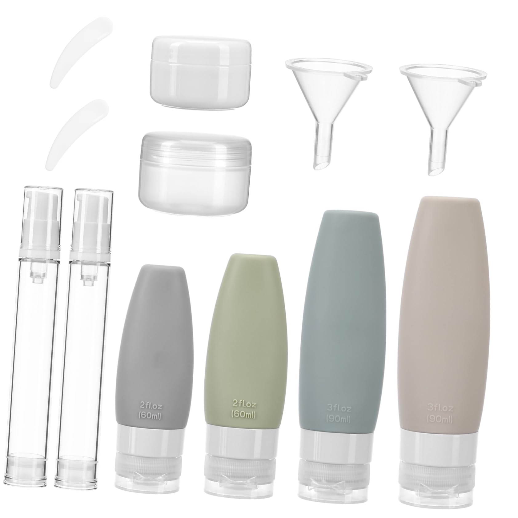 5 Set Di Flaconi Di Viaggio Ricaricabili Flaconi Di Shampoo Da Viaggio Kit Di Articoli Da Toeletta Flaconi Da Viaggio A Prova Di Perdite Balsamo Piccoli Comprimibili