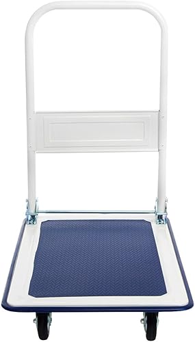 Miniatura 7 de Goplus Carro plegable de la plataforma 330LBS Rolling Flatbed Cart Hand Platform Truck Push Dolly para cargar