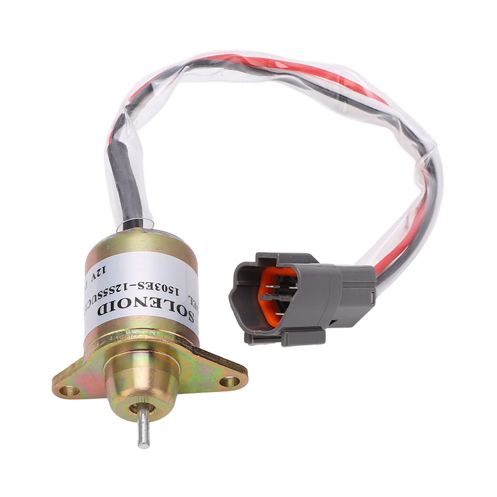 ciciglow Valvola Solista in Lega di Alluminio Datata 12 V Controllo Flameout di Arresto del Carburante per 119233-77932, Facile Installazione