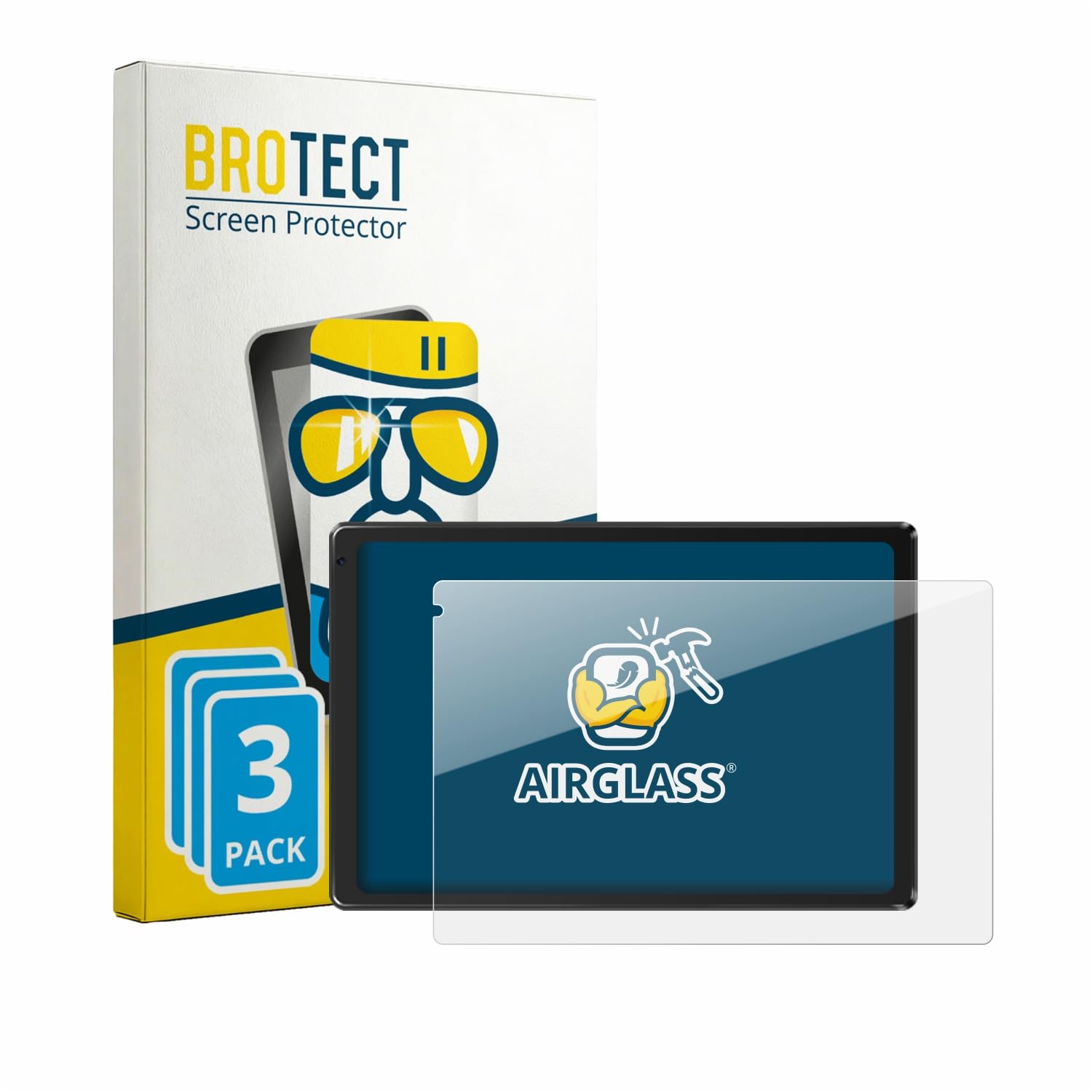 BROTECT Lámina Cristales para Laptok Tablet 10.1"