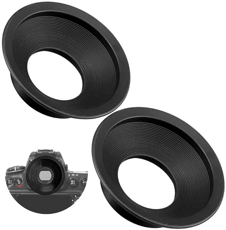 Sedremm Eyecup Camera DK-19 Ocular de repuesto para cámaras Nikon D700 D800 D4 D3S D3X D2X D2H F5 F6, 2 unidades