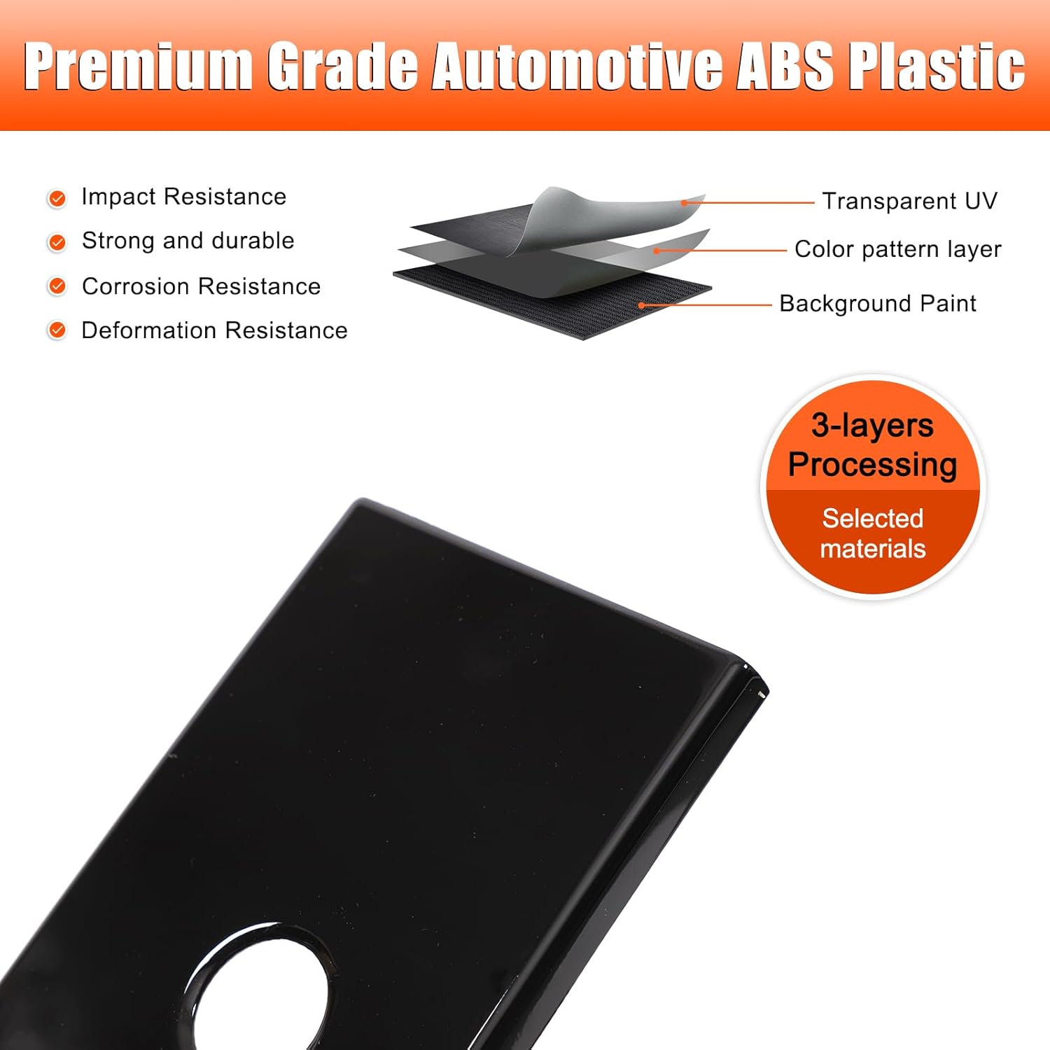 Central Control Gear Shift Panel Trim Cover Compatible with Land Rover Range Rover Vogue 2024 2025 Accessories, Gear Shift Control Anti-Scratch Panel Decorative Cover (Piano Black)