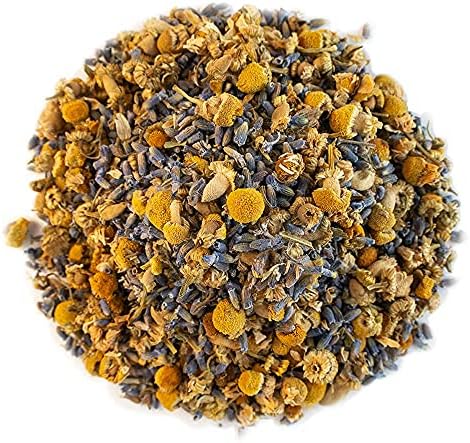 Organic Positively Tea Company, Lavender Chamomile, Herbal Tea, Loose Leaf, 16 Ounce