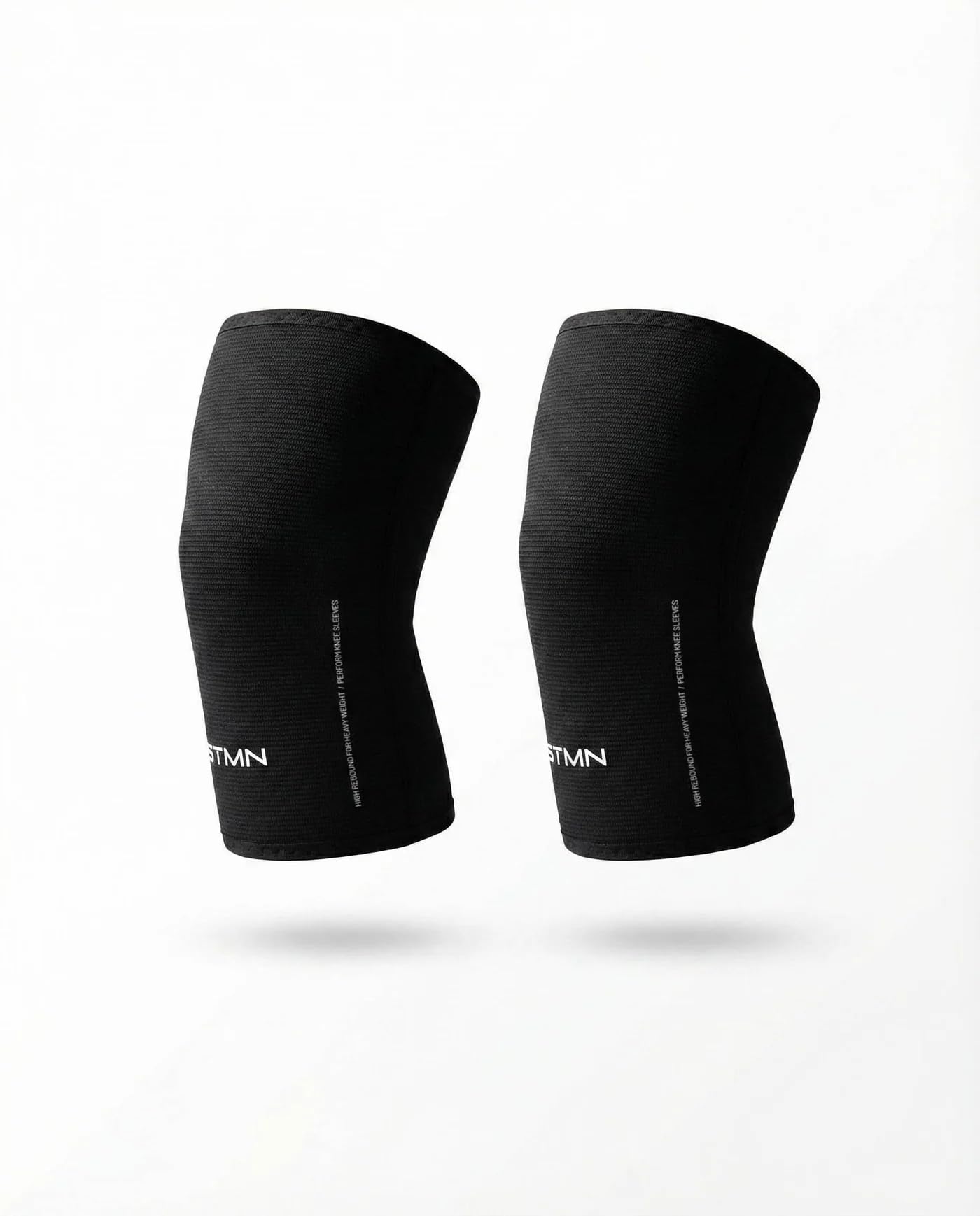 Ginocchiere PERFORM da Powerlifting e Sollevamento Pesi, Neoprene Ultra-Strutturato 7mm, Nero, Design Anatomico Presagomato, Rimbalzo Elastico Elevato, Vendute in Coppia (XL)