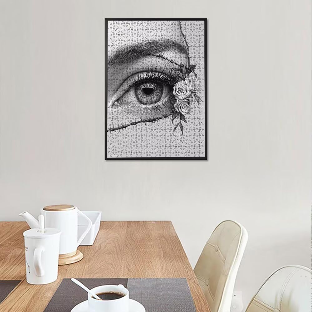 Puzzle 4000 sztuk, kolce kwiatowe puzzle dla dorosłych 4000, drewniane puzzle, klasyczne gry edukacyjne, niemożliwe wyzwanie, rodzina gier, kreatywny prezent DX0YL1-494