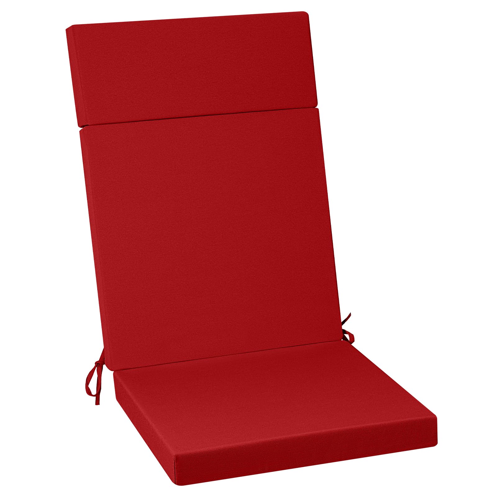 PRIMEPATIO Gartenstuhl-Auflagen Hochlehner Set – Bequeme Outdoor Sitzkissen für Gartenstühle & Klappstühle, Weiche Hochlehner Auflagen für Balkon, Terrasse & Gartenmöbel