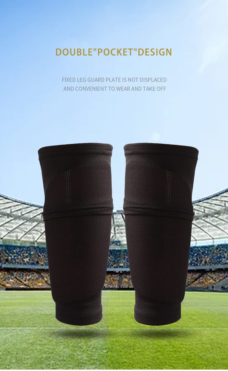Espinilleras de Fútbol con Calcetines Antideslizantes - Protección Ergonómica para Todos los Edades