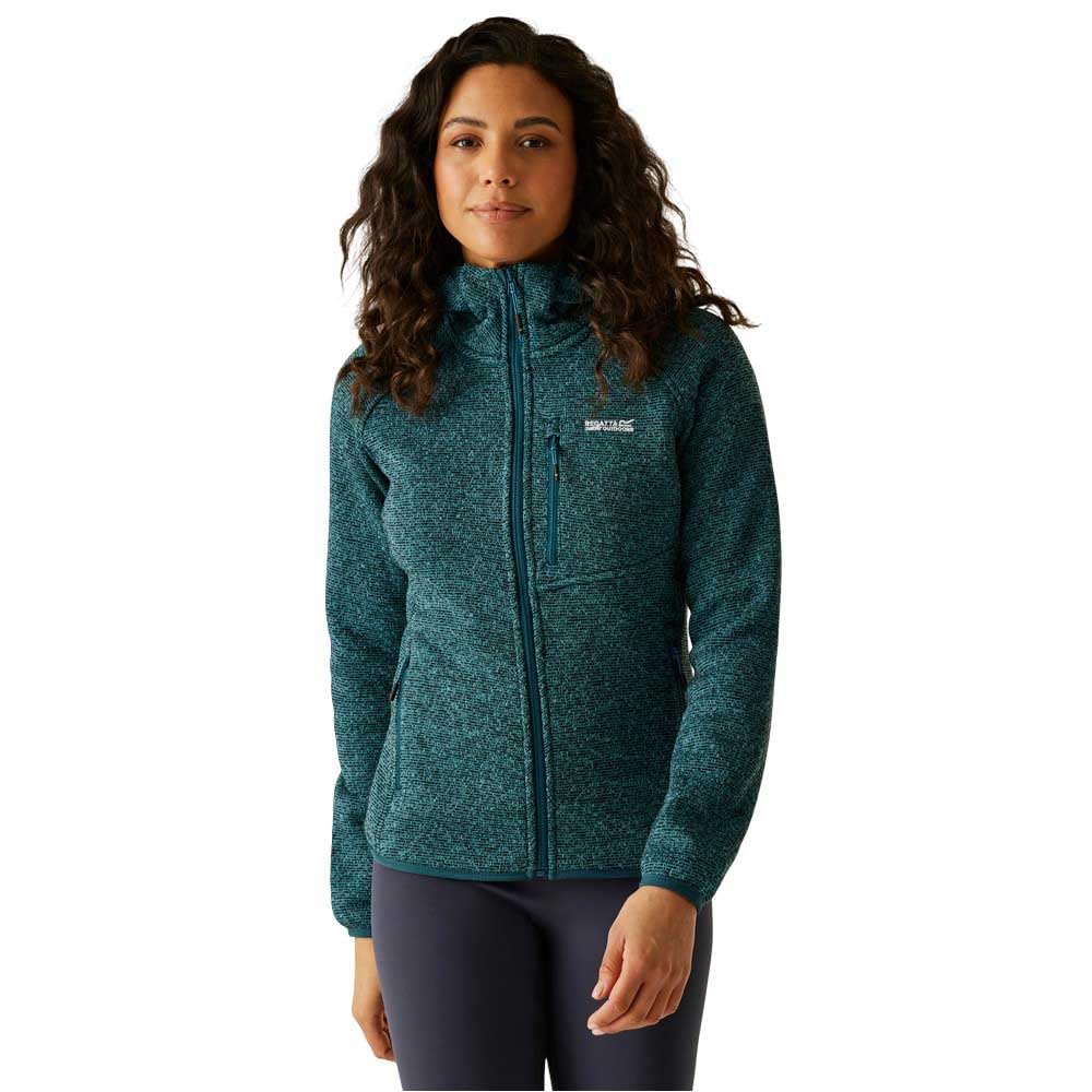 Regatta Womens Newhill Hooded Marl Top Warm Lightweight Winter Layer Top