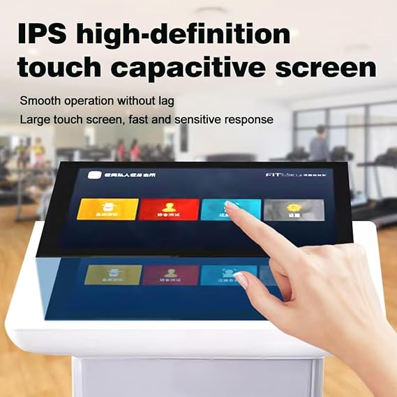 Smart Body Fat Analyzer with Built-in Printer - 10.1 HD Touch Screen Body Composition Machine,BIA Technology 40 Health Metrics Analysis,for Comprehensive Health Assessment
