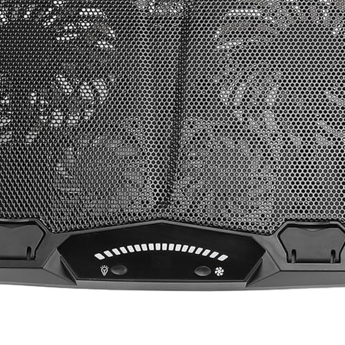 Base refrigerante para laptop con 11 ventiladores ajustable miniatura 4