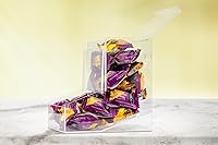Vista 4 de Candy Dispenser - Bulk Acrylic Storage Holder with Two Lids for Countertop or Wall Mount - Store Chocolate, Treats, Sweets, and Snacks (1)
