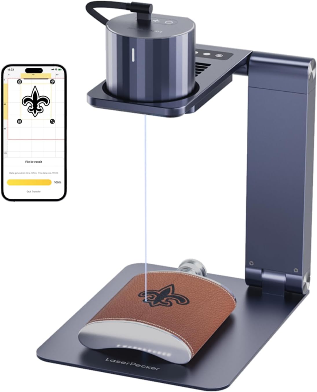 レーザ 彫刻 機 家庭 用 laserpecker pro 小型 レーザ 刻印 機 diy 道具 コンパクト 軽量 加工 機 初心 初心者 者 プレゼント 刻印 レーザ カッタ