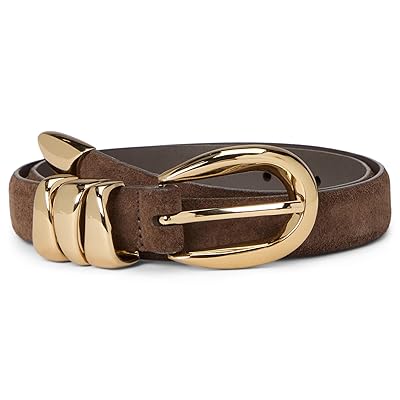 Madewell Triple Metal Keeper Belt: Suede Women
